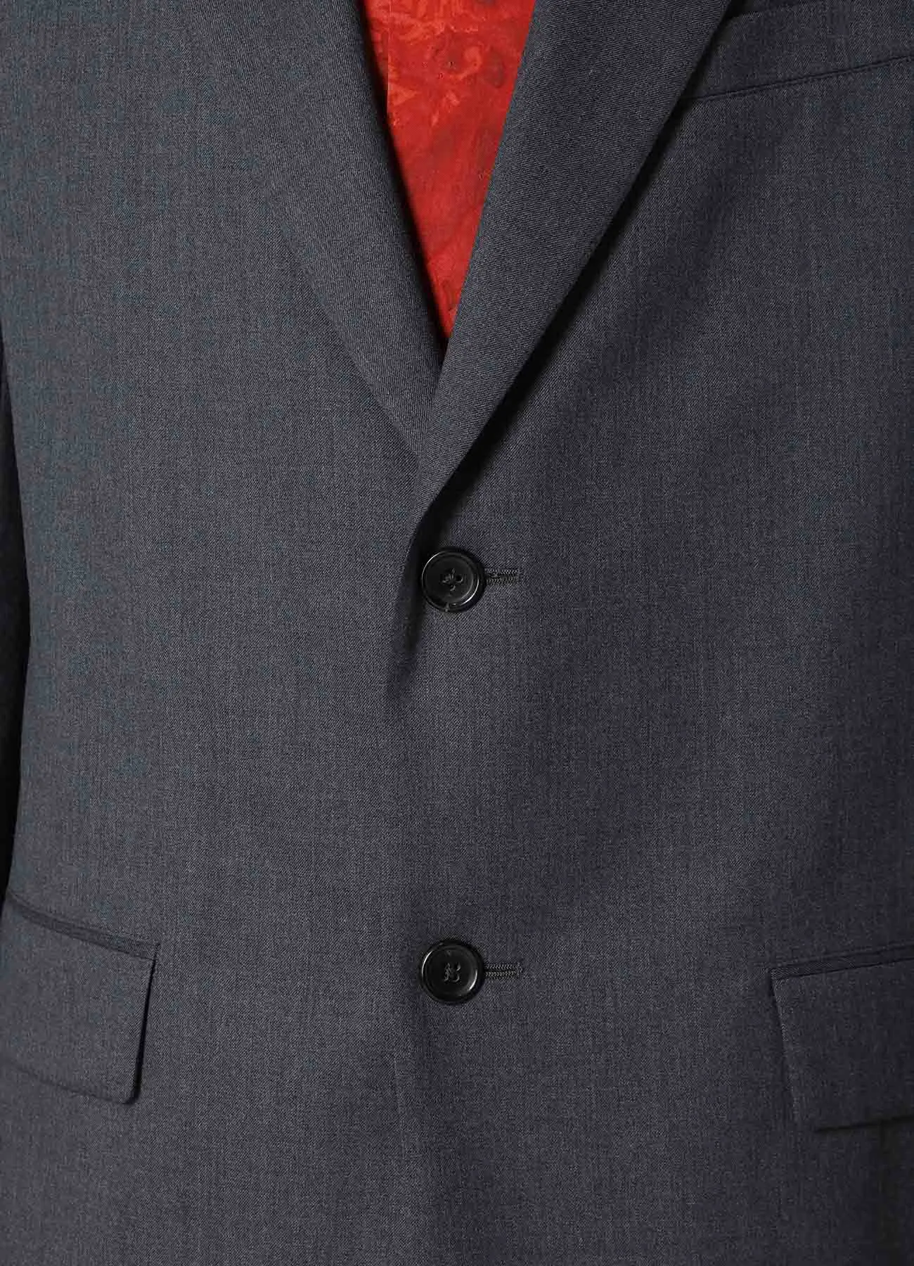 SUIT GABARDINE JACKET WITH 2-BUTTONS