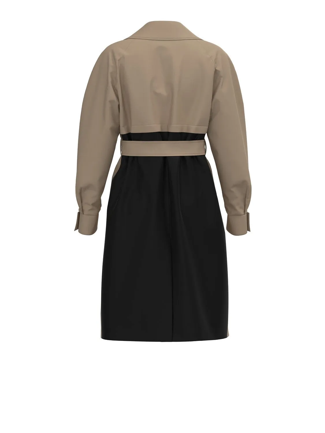 Tara Trench Coat (Nomad/Black)