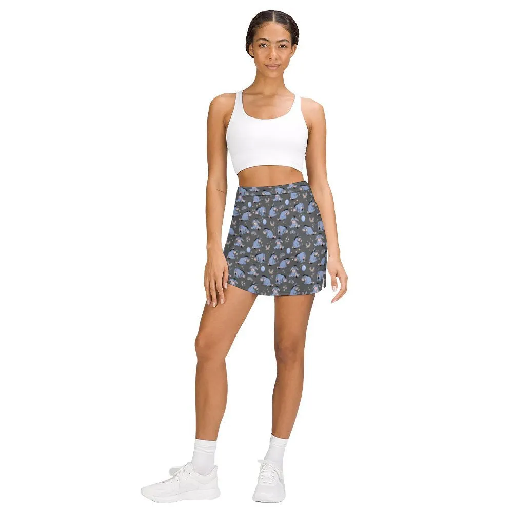 Thanks For Noticing Me Athletic A-Line Skirt With Pocket Solid Shorts