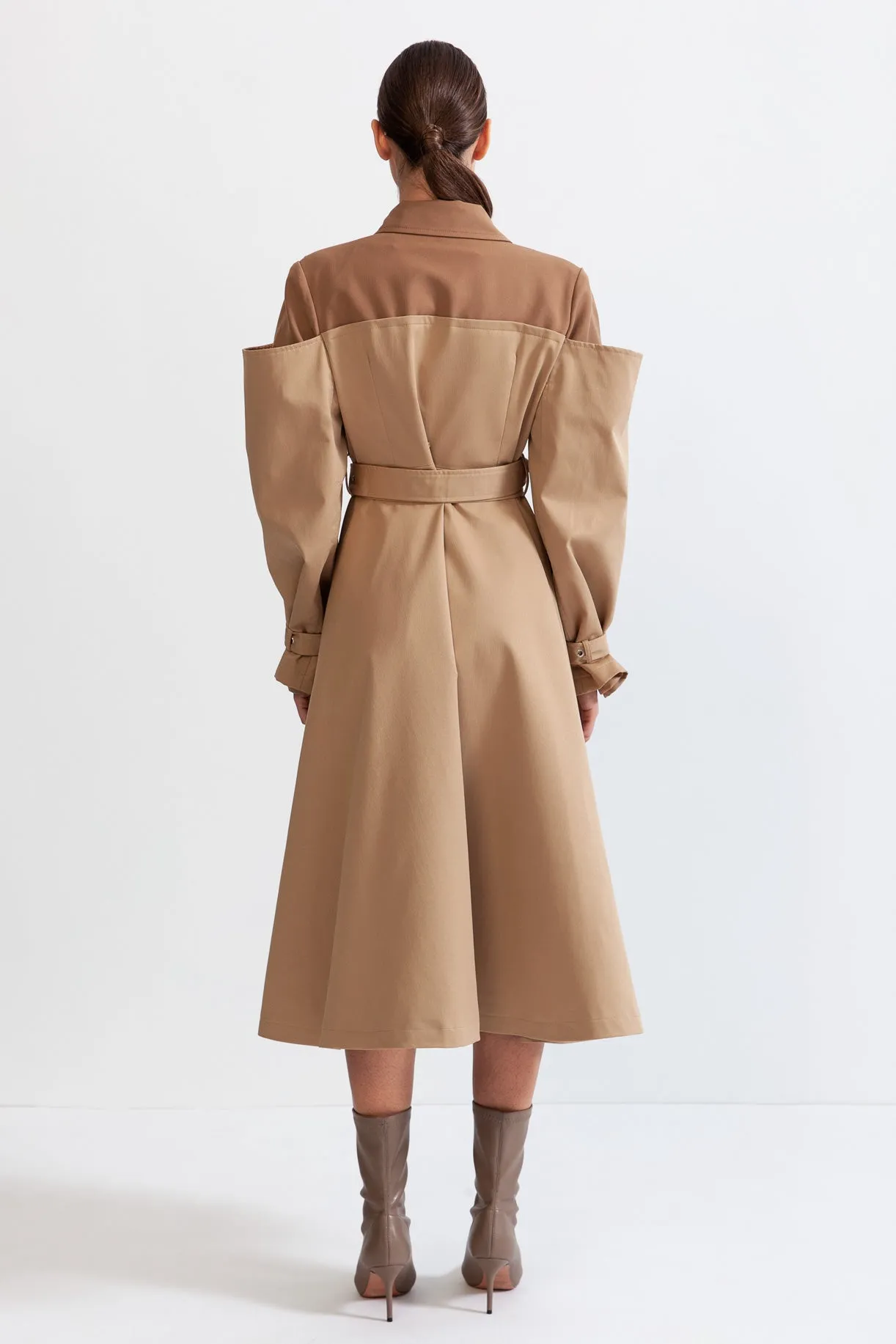 Trench-Coat Double Combiné - Nude