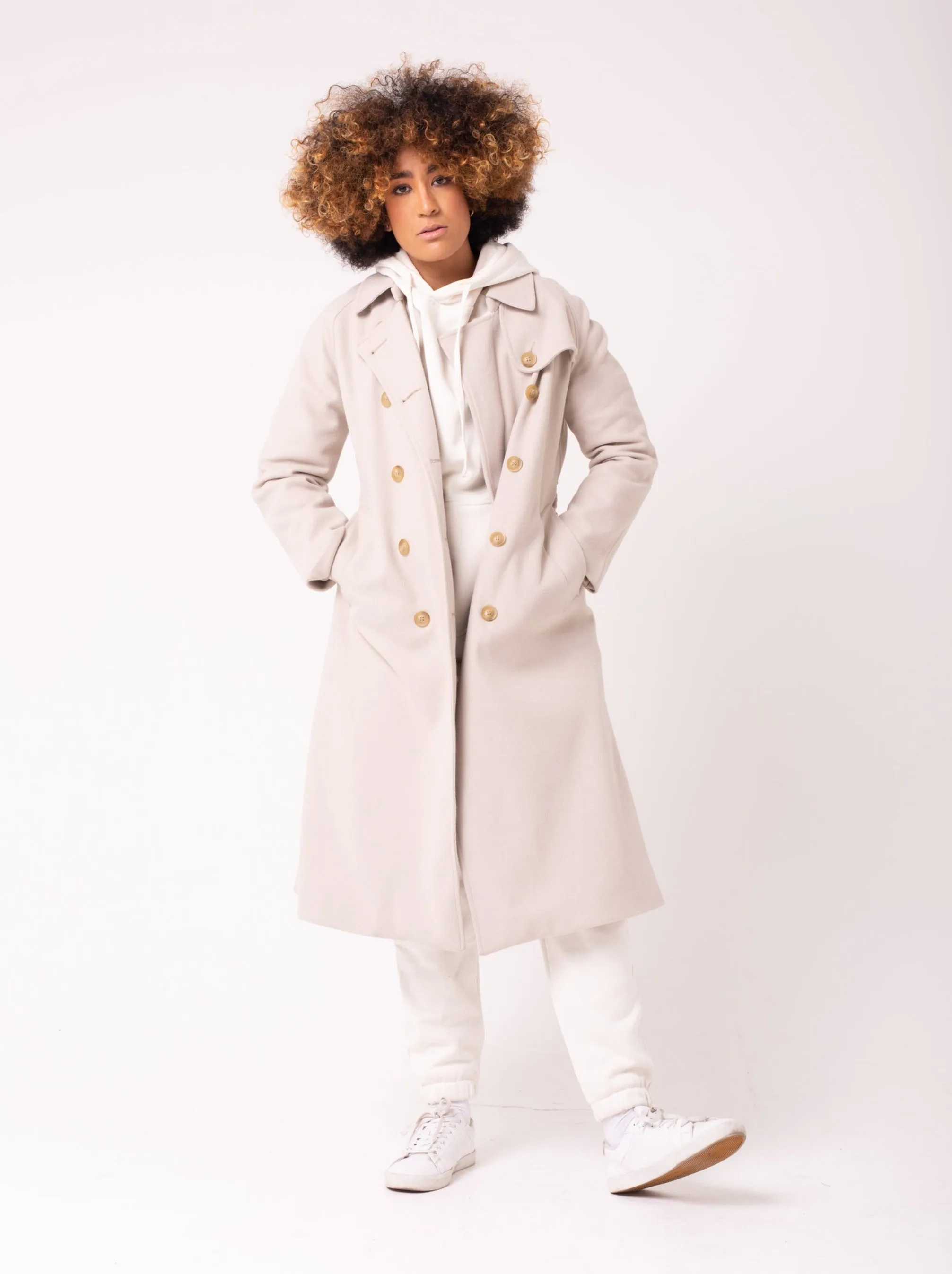 TRENCH COAT IN ECRU