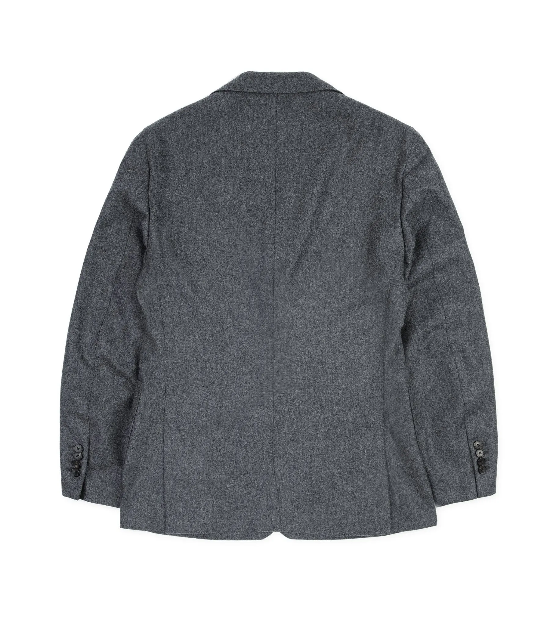 Trunk Wigmore Wool Flannel Suit Jacket: Charcoal