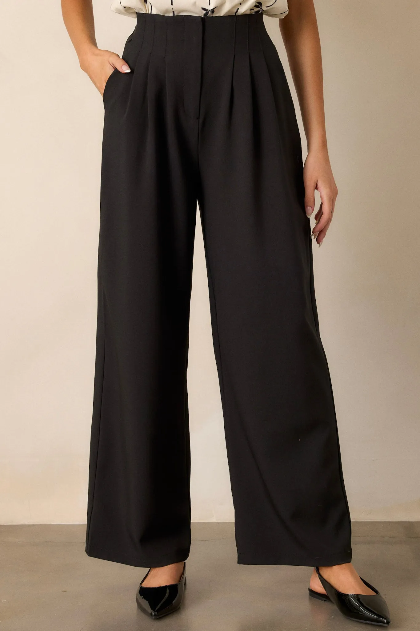 Urban Uproar Black Straight Leg Pants