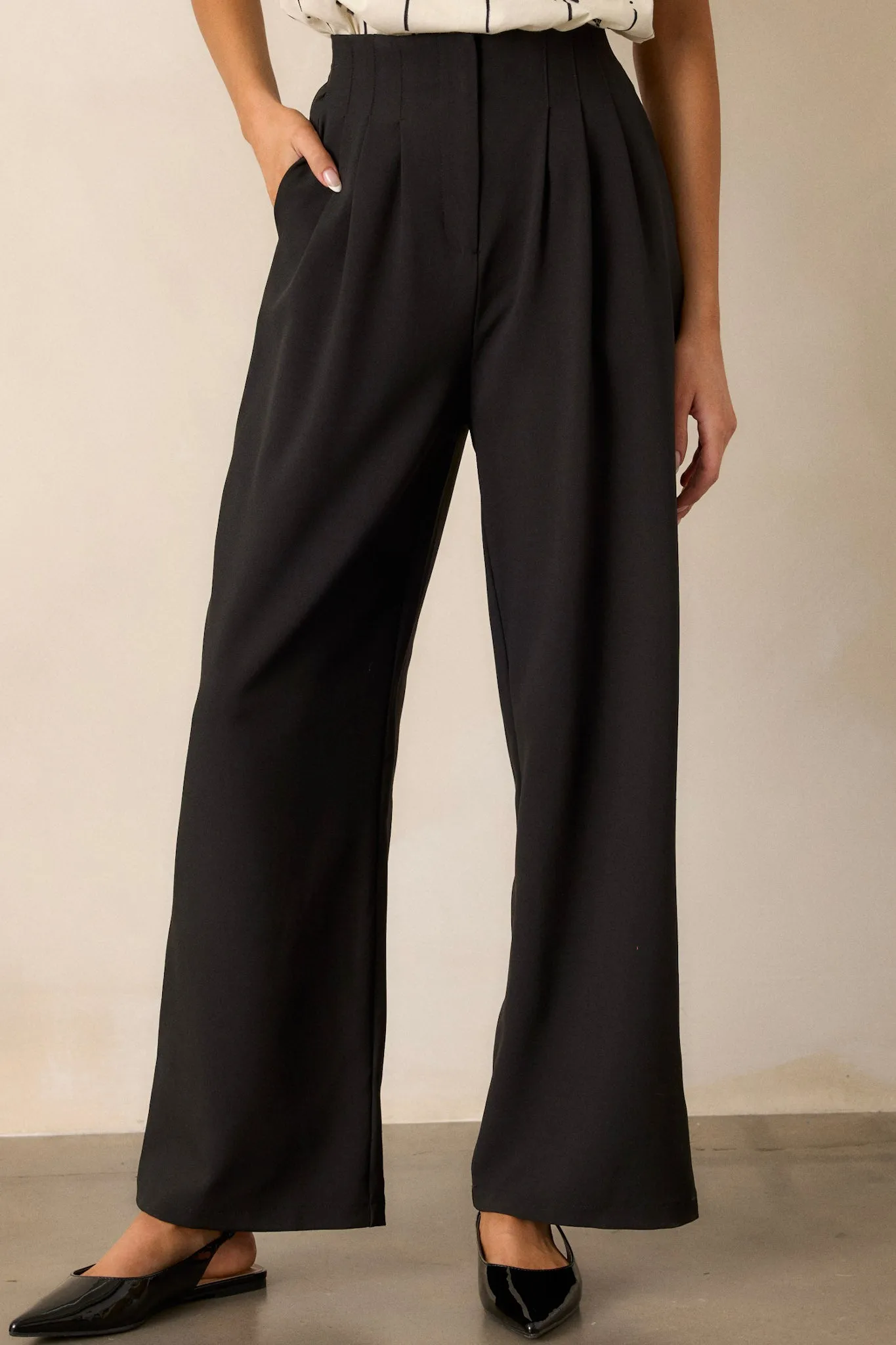 Urban Uproar Black Straight Leg Pants