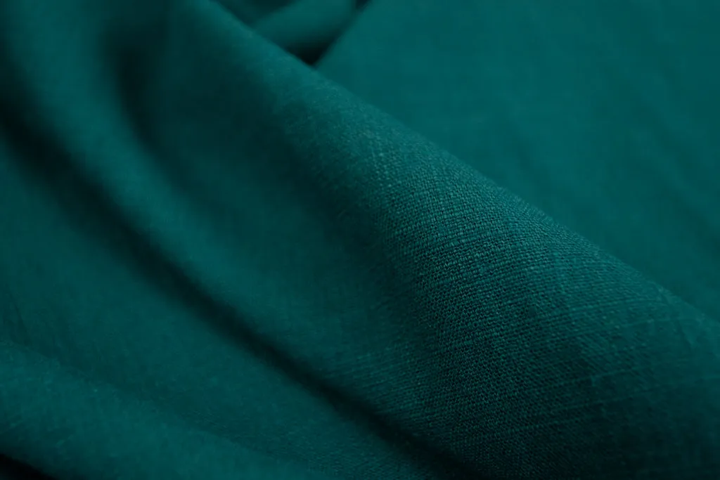 Viscose Linen Noil - Emerald