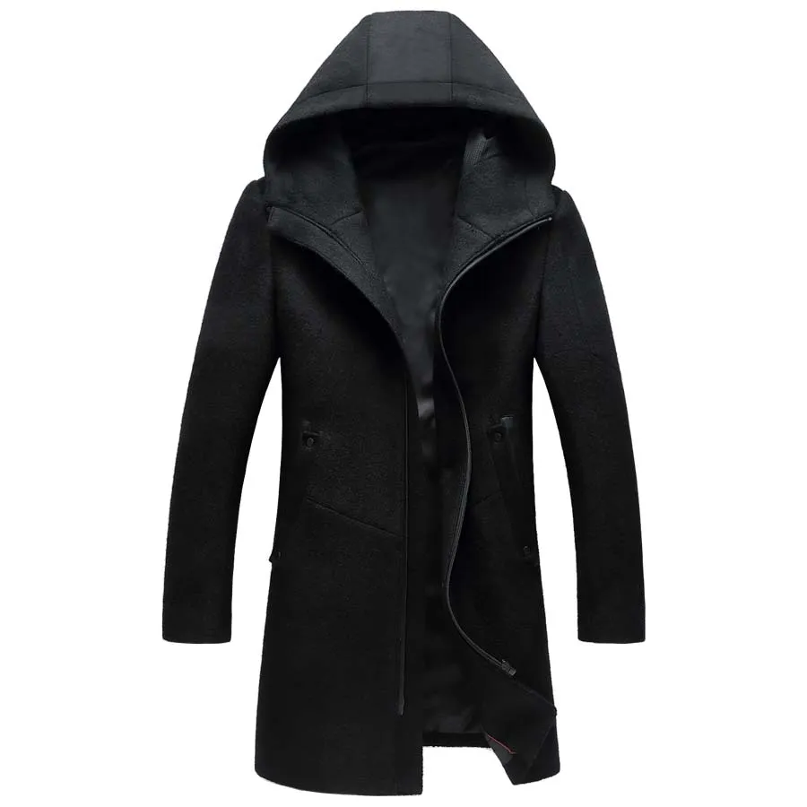 West Louis™ Middle Long Thick Warm Overcoat