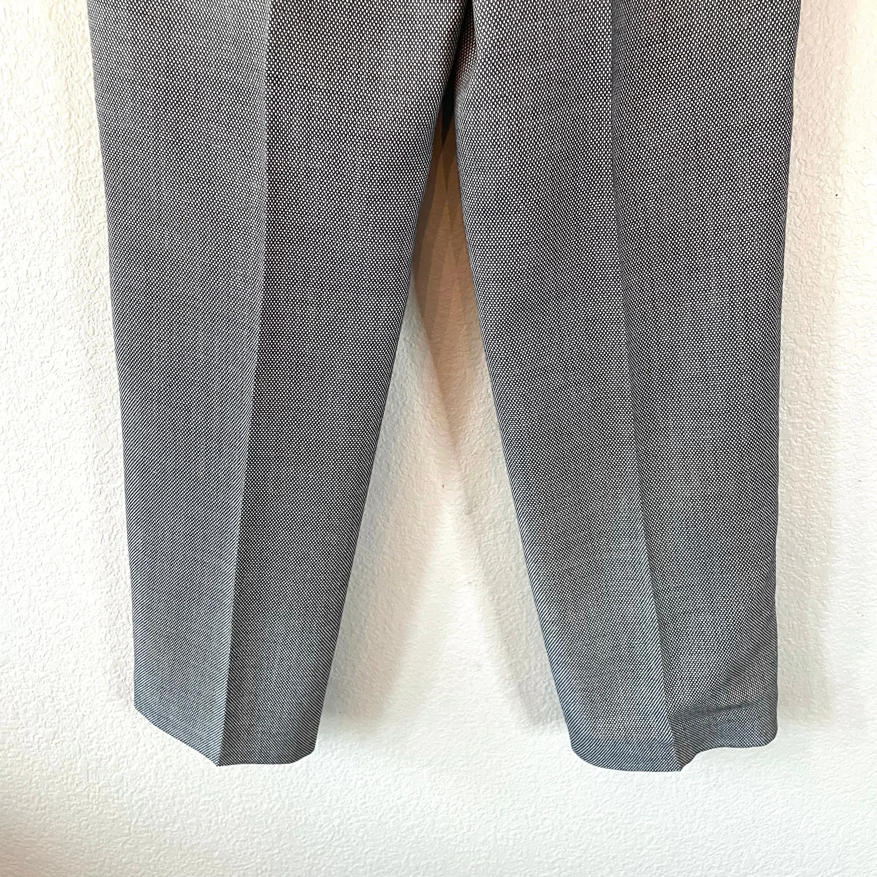 Wool Blend Straight Dress Pants