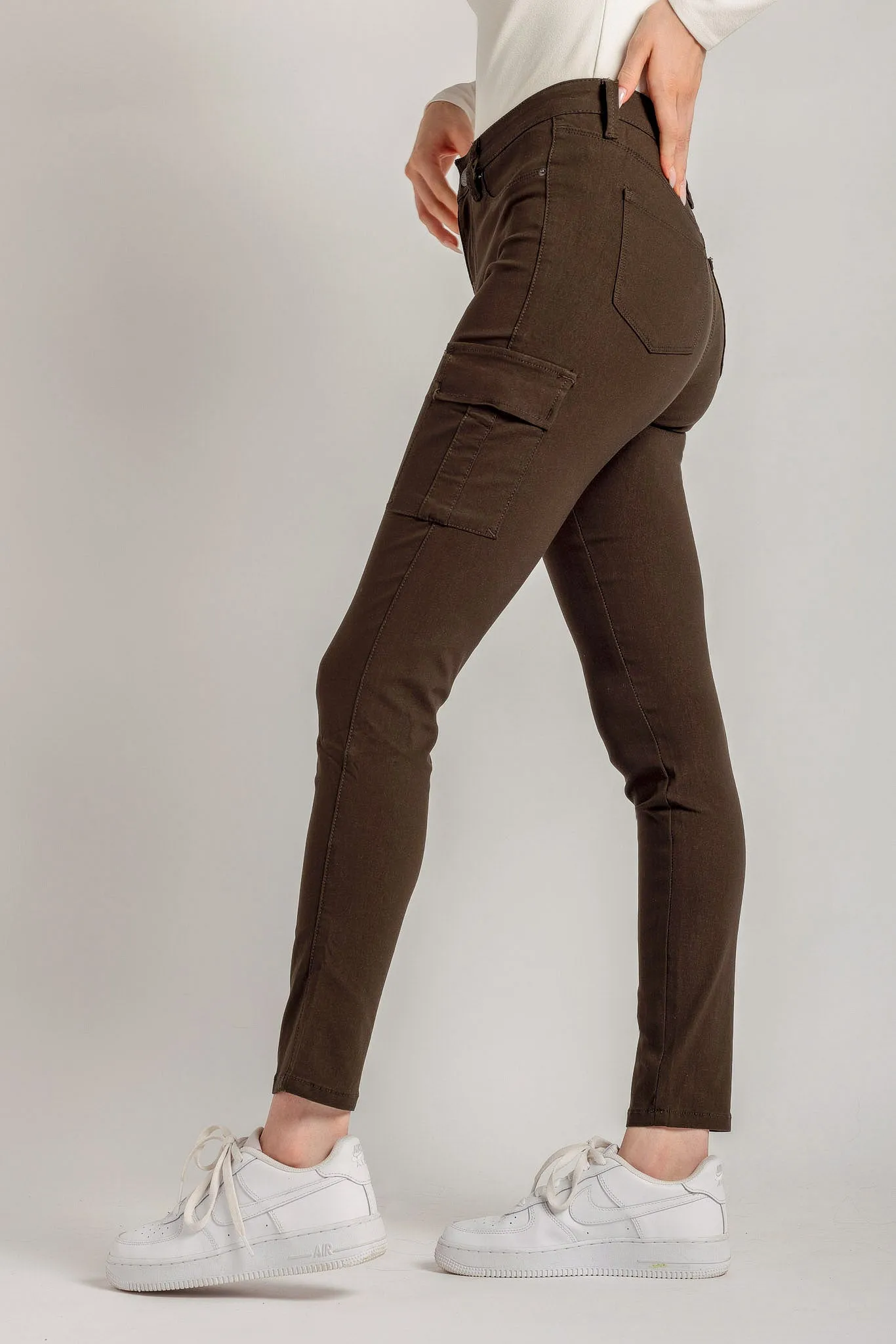 YMI Hyper-Stretch Skinny Cargo Pant