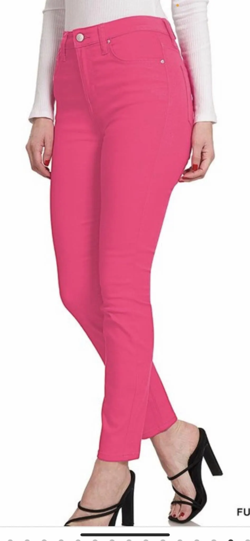 Zenana Stretch Color Jeans Skinny Fit many colors to choose from