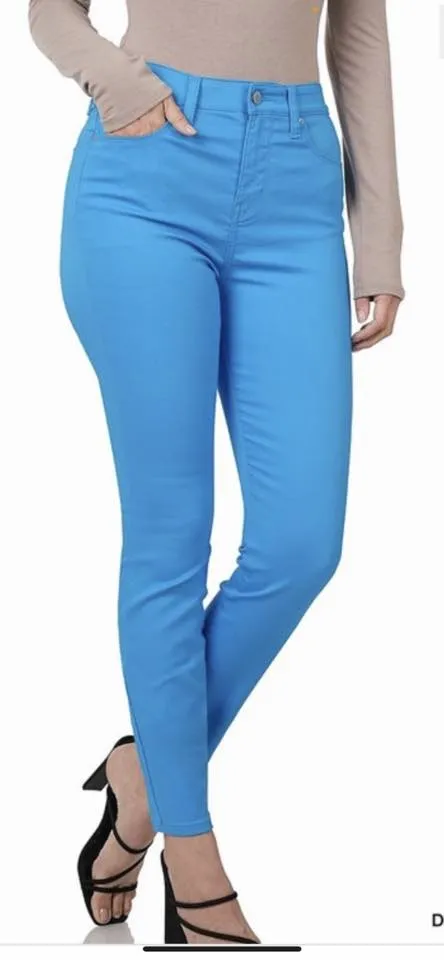 Zenana Stretch Color Jeans Skinny Fit many colors to choose from